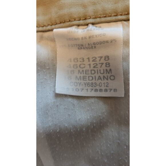 Lee Riders Casual High-Rise Khaki Chino Style Jeans Size 16 Medium - Picture 6 of 9